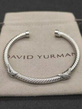 David Yurman 4mm Double X Bracelet